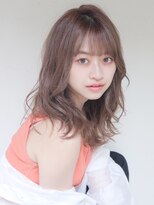 ロンドアベニール 北千住(Lond avenir)&nbsp;大人可愛いAラインゆるふわロング☆ナチュラルブラウン西田大樹