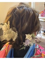ヘアセット専門店 ナゴミ 池袋店(nagomi) ゆるふわアップスタイル