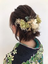 ヘアーアンドスパ フェリーチェ ミチ 野田屋町店(HAIR&SPA felice MICHI) 【feliceMICHI山口智也】袴ハーフアップ
