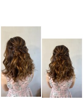 セットサロン カリーナ(carina) ハーフアップ