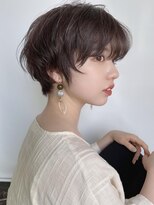 【morio 原宿】外国人地毛風カラー　韓国人風ショート　オバラ