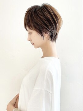 アンド ストーリーズ(&STORIES) マッシュショート/ショートボブ/耳掛けショート/アッシュ