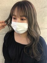 ノイ(neu)&nbsp;涼しげ可愛いオリーブアッシュ【静岡/髪質改善/デザインカラー】