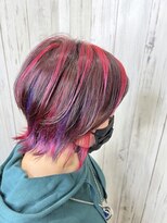 アンダーバーホワイト 南海難波店(_WHITE)&nbsp;【＿white+】ミルクティーベージュ×大人ロングスタイル