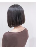 ミディアムボブ　髪質改善ストレート