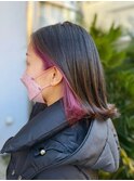 【村山サロンスタイル】フェイスフレーミング×ラズベリーピンク