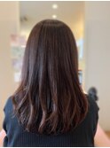 ゆるワンカール/30代/40代/50代/アッシュオリーブ