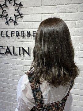 ヘア スパ ビューティー エールフォルム(HAIR SPA BEAUTY YELLFORME) 透明感ダークグレージュカラー