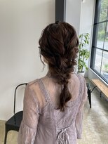 ニド(2do)&nbsp;プリンセス風編みおろしアレンジ