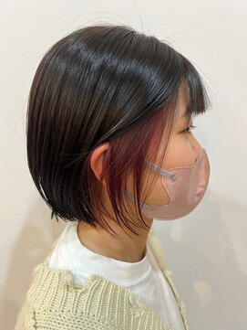 オール 西大寺店(oar) inner color ／ インナー＠ピンクコーラル