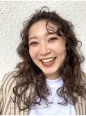 くせ毛カーリーヘア