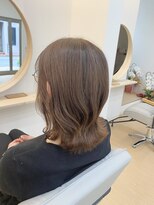 スーズ(soothe)&nbsp;40代　１２Lvベージュ×外ハネウェーブ　　　放出#徳庵#高井田