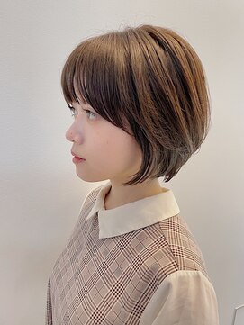 ルームヘア 代々木上原店(Room hair) ボブ/グレージュ/大人女性/レイヤー/ショート[代々木上原]