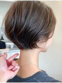 ふんわりショート小顔ヘア簡単スタイリングツヤ髪スタイリング