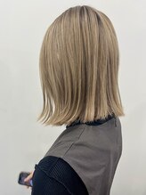 ピース ヘアーワーク(PEACE HAIR WORK) ミディアムミルクティカラー