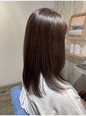 ナチュラルレイヤー 髪質改善ストレート