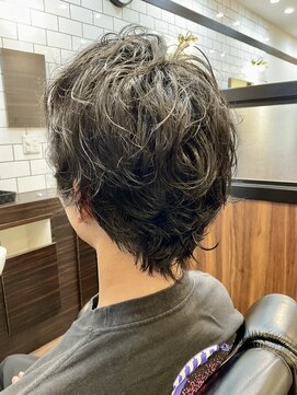 緩めランダムパーマ