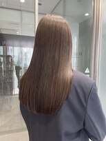 エルサフィロ ヨドヤバシ(el zafiro yodoyabashi)&nbsp;オリーブベージュ　ロングヘア