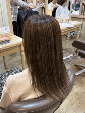 アルターリール(aL ter Rire) ホワイトグレージュ/デジタルパーマ/チェリーブラウン/杉田花乃