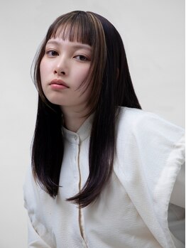 チトセ 湯田(CHITOSE)の写真/他店と差をつけるWイルミナカラー！ハイトーンカラーでもダメージレスで驚きのツヤ髪を実現♪