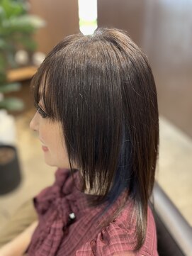 リップス ヘアー(Lips hair) 清楚感あふれるインナーカラースタイル♪