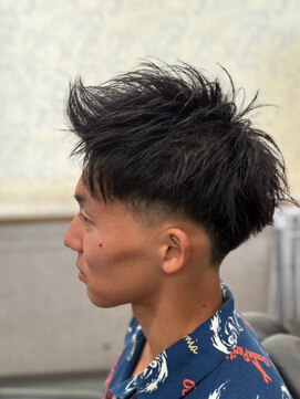 プレイス(PLACE) ツーブロフェードジェットモヒカン