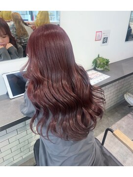 カラ ヘアーサロン(Kala Hair Salon) ブリーチなしピンク