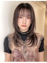 モアナ バイ ヘッドライト 長野駅前店(Moana by HEADLIGHT) #長野駅前#フェイスレイヤー#ハッシュカット#透明感カラー