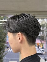 ニコ トウキョウ ロジック(nico TOKYO Logic) メンズセンターパートニュアンスパーマアップバング