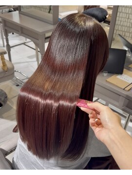 カシスカラー/暖色カラー/髪質改善