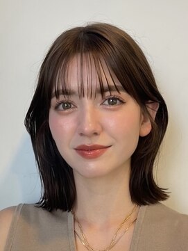 大人ボブくびれボブ結べる切りっぱなしボブレイヤーボブ