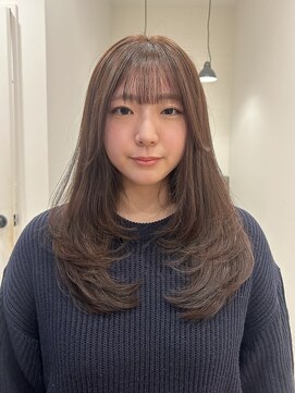 ラヴィズム 長岡店(LUVISM) 韓国/顔周りレイヤー/ダブルカラー/ベージュ/前髪新潟長岡宮関