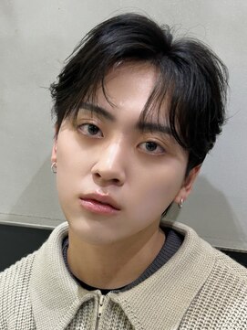 ロンドオム 池袋(Lond Homme) men's/顔周り/ニュアンスパーマ/黒染め/韓国/ダウンパーマ