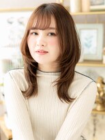 カバーヘア ブリス 大宮西口(COVER HAIR bliss)&nbsp;ハッシュカット/レイヤーカット/ショコラブラウン/姫カットg