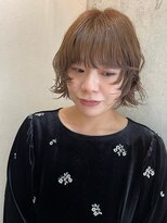 ラニヘアサロン(lani hair salon)&nbsp;ボブニュアンスパーマ/ミディアムレイヤー/ココアベージュ