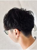  Men's A BY WHO 江坂/スパイラルパーマ/マッシュ