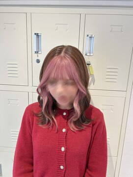 ヴィヒタ 川越 本川越(VIHTA.) ホワイトピンクブリーチダブルカラー川越/本川越ヘアセット川越