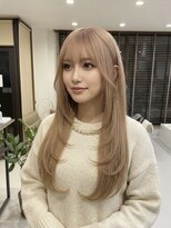 チオ(Chio)&nbsp;【富山】ハイトーンミルクティー×顔周りレイヤー