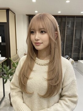 チオ(Chio) 【富山】ハイトーンミルクティー×顔周りレイヤー