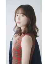 コートフィールエー(CO_T feel.a)&nbsp;透明感シースルーバングの韓国風くびれミディアム