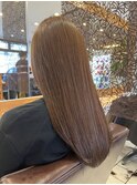 大人可愛い透明感ブラウンカラー◆顔周りレイヤー