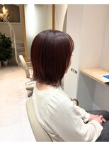 フィーカ(fika)&nbsp;ピンクベージュ×レイヤーボブ