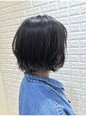 切りっぱなしボブ