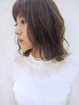 コルソ ケーツー 梅田 茶屋町(corso k-two) 《セピアベージュ》くくれる長さのニュアンスボブ