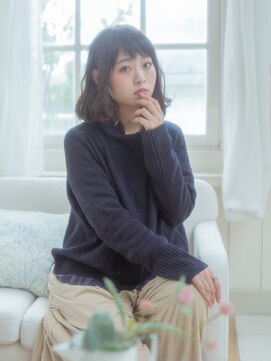 美容室 リズヘアー 稲毛店(Riz hair) 愛され無造作クシュっとボブ【稲毛】