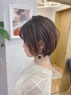 ロンドプランタン 恵比寿(Lond Printemps) 【Lond佐野】色気ショートボブ オルチャンボブ フォギーベージュ