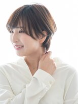 ヘアーサロン ラフリジー(Loufreasy)&nbsp;マッシュショートボブ × イルミナカラーで暗くならない白髪染め