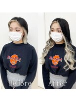 あるじゃんすー さいたま店&nbsp;ホワイトフェイスフレーミング#シールエクステ#大人巻き#大宮