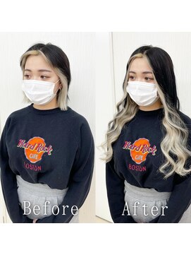 あるじゃんすー さいたま店 ホワイトフェイスフレーミング#シールエクステ#大人巻き#大宮