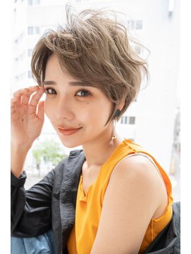 アンジェリカ JR奈良駅前店(ANGELICA) ANGELICA フォギーベージュ ミニレイヤーショート